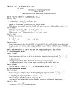 Đề thi thử TN THPT môn Toán 1