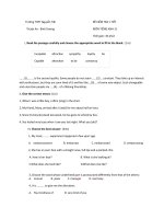 De kiem tra tieng anh co ban lan 1 lop 11