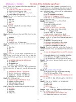 112 bài tập trắc nghiệm Sinh 11