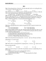 Bộ đề LT ĐH Vật lý 2