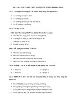 câu hỏi trắc nghiệm môn tư tưởng hồ chí minh