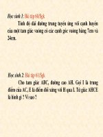 Luyện tập Hình chữ nhật ( thao giảng )