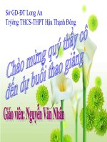 bài giảng diễn thế sinh thái