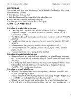 các dạng bài tập cacbohidrat