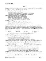 Bộ đề LT ĐH Vật lý 3