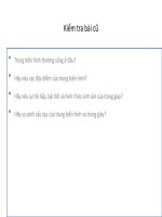 Bài 6 : Trùng sốt rét, trùng kiết li