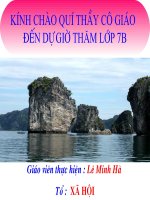 Bài 13 : MÔI TRƯỜNG ĐỚI ÔN HÒA