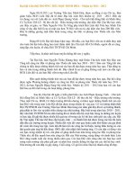 ĐẠI HỘI LIÊN ĐỘI NHIỆM KỲ: 2011 - 2012