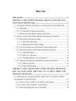 nâng cao chất lượng tín dụng trung - dài hạn tại ngân hàng tmcp đầu tư và phát triển việt nam – chi nhánh tuyên quang