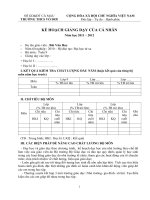 ke hoach ca nhan toan 9 ca mau