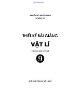 Thiết kế bài soạn vật lý 9. TÁC GIẢ NGUYỄN MỸ HẢO