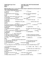 Trial test for GCSE 9