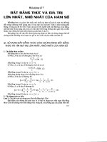 Chuyên đề 7-BĐT và GTLN,GTNN
