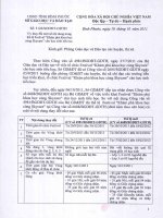 Thay đổi một số ND thi Khám phá khoa học