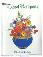 floral bouquets coloring book