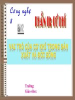 Bài17_Vai trò của cơ khí trong sản xuất và đời sống