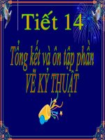 ôn tập phần vẽ kỷ thuật