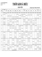 TKB giáo viên từ 31-10-2011