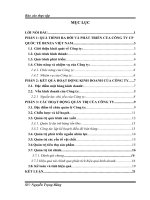 quá trình ra đời và phát triển của công ty cp quốc tế benza việt nam