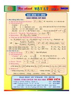 Tóm tắt lý thuyết Dao động cơ học