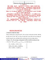 Một số pp giải nhanh toán Hóa