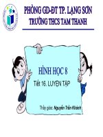 Luyện tập về hình chữ nhật