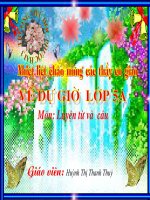 Luyen tu va cau tuan 8