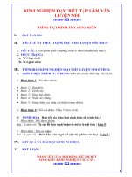 Kinh nghiệm dạy tiết luyện nói