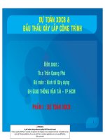 Dự toán công trình