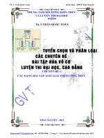 Chuyen de Tong hop Kim loai va Axit theo CT