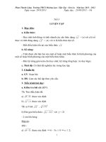 Giáo án ĐS 9-giảm tải