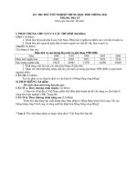 Đề thi thử TN THPT môn Địa 3