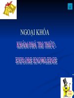 Ngoai khoa nhóm Anh Văn 2014 khám phá tri thức (tích hợp các môn học THPT)