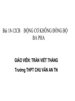Bài 18-12CB-Động cơ KĐB ba pha