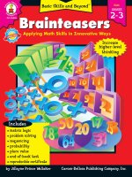 brainteasers math grade 2-3