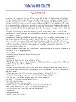 Nhân vật nữ của tôi