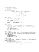 Đề thi học sinh giỏi lớp 7, năm học 2009-2010