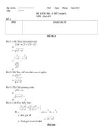 DE KIEM TRA DAI SO 9 CHUONG I (MOI)