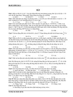 Bộ đề LT ĐH Vật lý 8