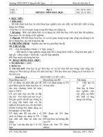 giáo án hóa 8 giảm tải