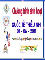 Sinh hoat 1-6-2011 (TQC)
