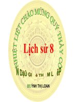 Sử 8 - Tiết 21 - Chiến tranh thế giới thứ nhất ( 1914 - 1918)