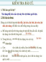 tiết 7.tìm hiểu kết quả tác dụng của lực