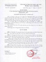 QD Thang lap tổ mạng lưới chuyên môn tiểu học của Sở GD-ĐT