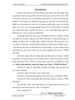 một số giải pháp đẩy mạnh bán hàng của công ty tnhh hòa bình