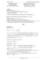 ĐỀ KIỂM TRA CHƯƠNG I - GT- 12E