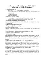 Hoạt động ngoại khóa an toàn giao thông.