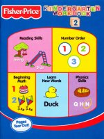 kindergarten workbook 2