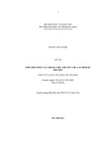 Thế giới nhân vật trong tiểu thuyết Chu Lai thời kì đổi mới