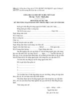 MẪU THI NÂNG NGẠCH